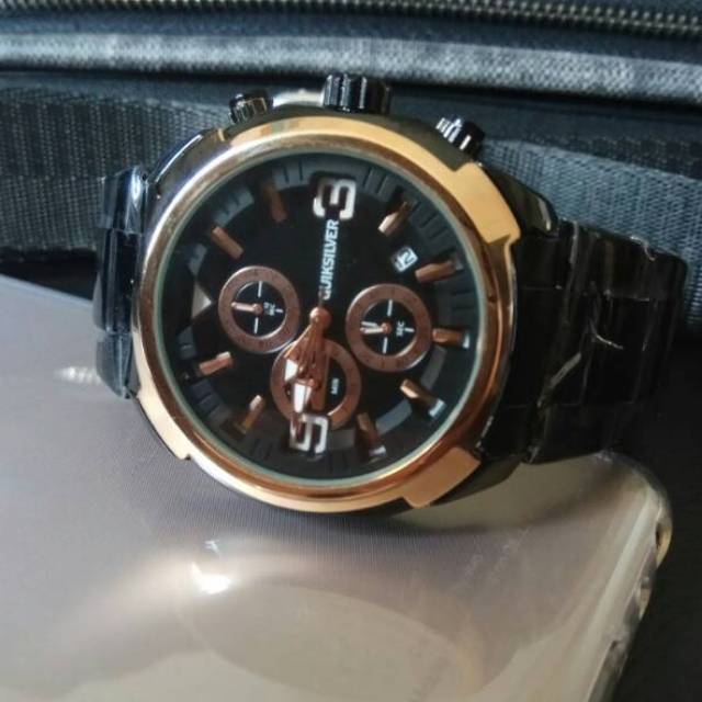 JUAL MURAH 💥 Jam Tangan Quiksilver Tanggal Stainless steel