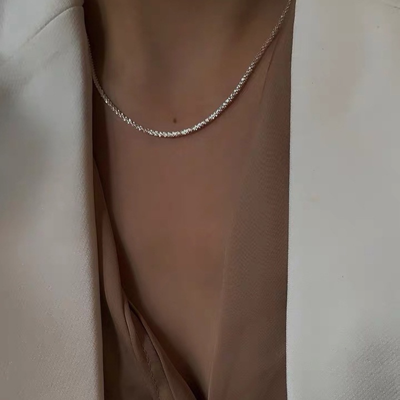 Kalung 925 Silver Sparkling Untuk Wanita