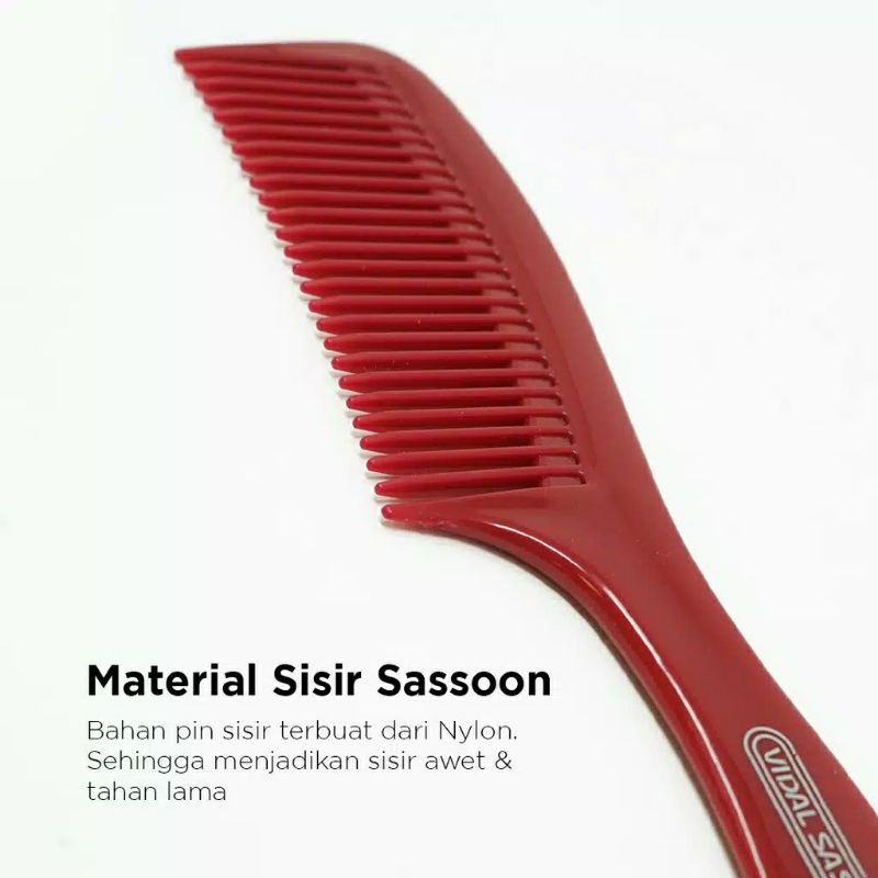 Bagus Vidal Sassoon Sisir Rambut Wide Tooth VS 3004 / 3002