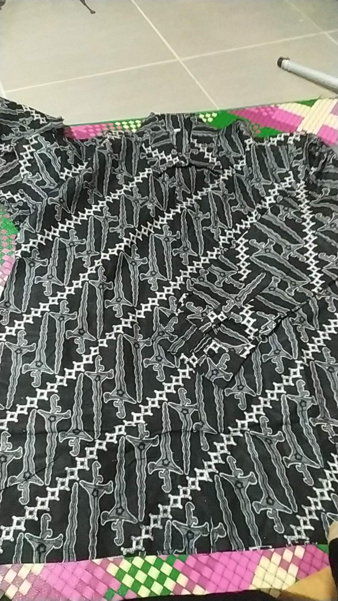 New Arrival Couple Cp Gamis Asimetris Parang Keris Liris Couple Gamis Batik Wanita Sarimbit Couple C