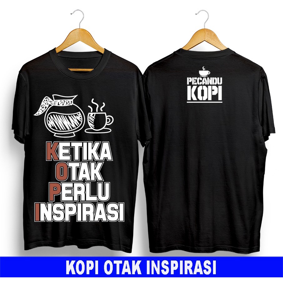 Kaos murah Kaos distro murah baju  distro pria t-shirt murah combed30s KOPI TEKO