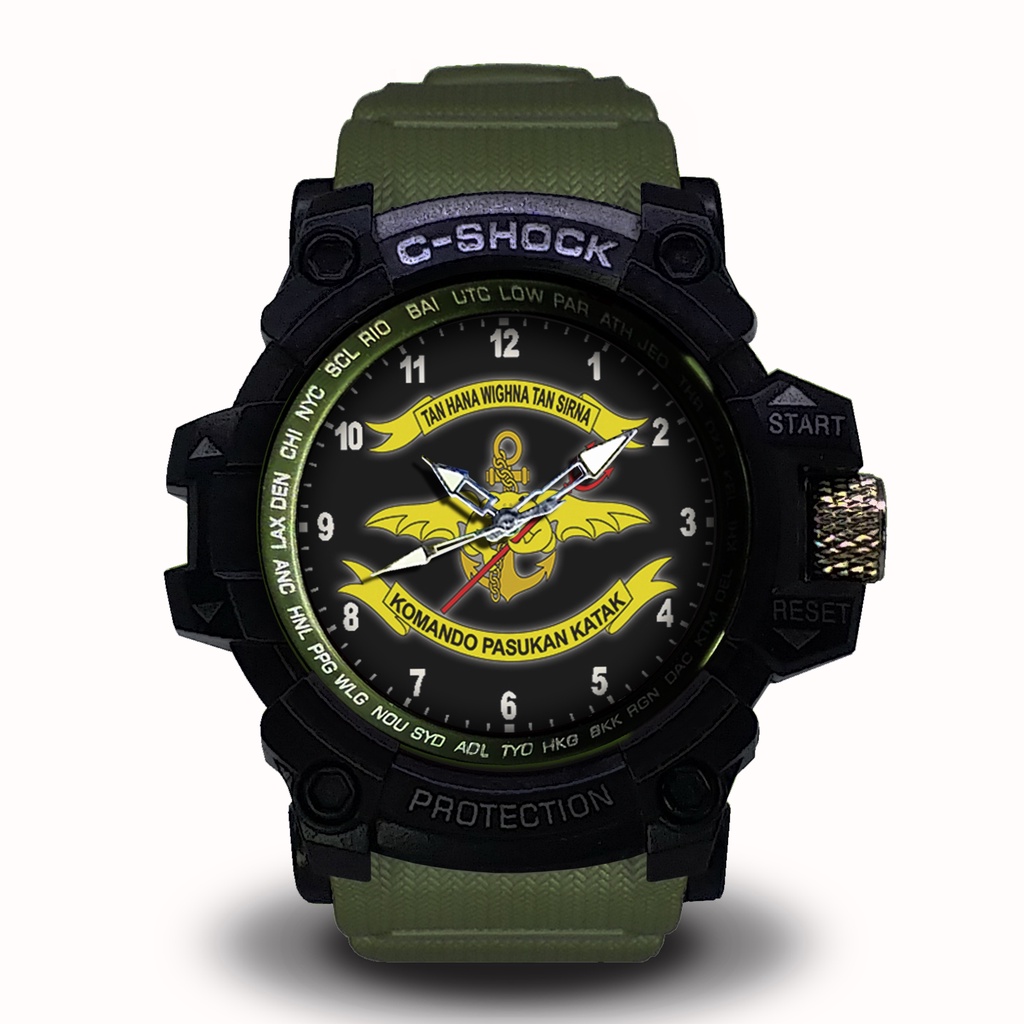 Jam Tangan Custom KOPASKA - TNI AL Outdoor