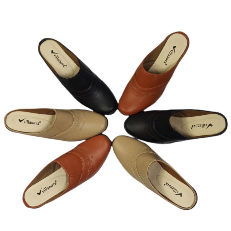 Flaneo Selop Hak Wanita Heels Wanita Sepatu Wanita Selop Keren Selop Murah
