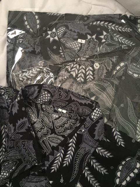 Bswart Batik Hrb026 Kenongo Hem Pendek Padi Pekalongan M L Xl Batik Pria Murah Modern Grosir