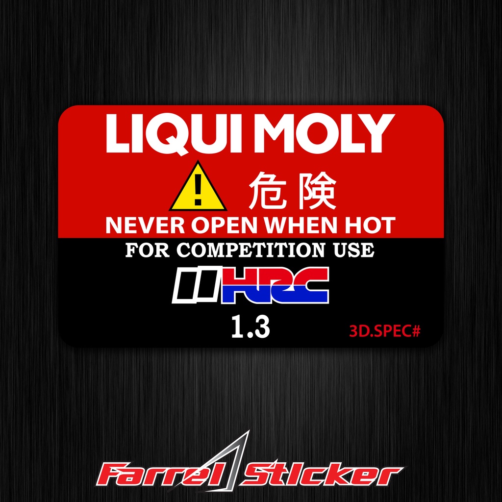 Stiker  LIQUI MOLY Sticker LIQUI MOLY HRC COMPETITION