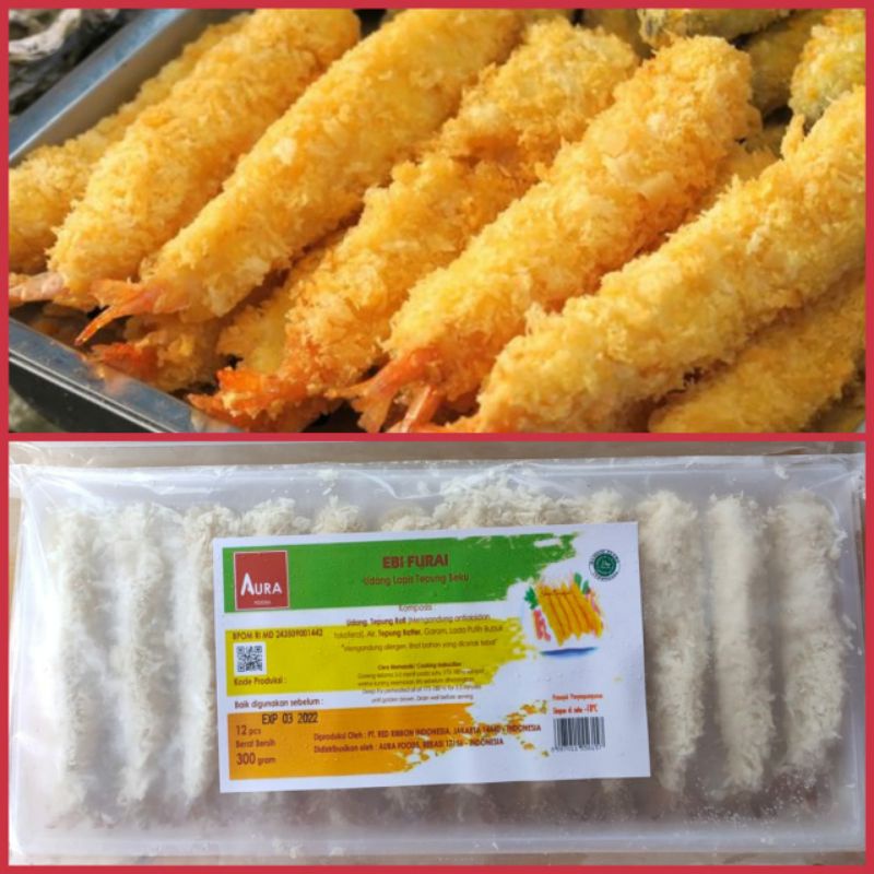 

Ebi Furai Udang Lapis Tepung Beku