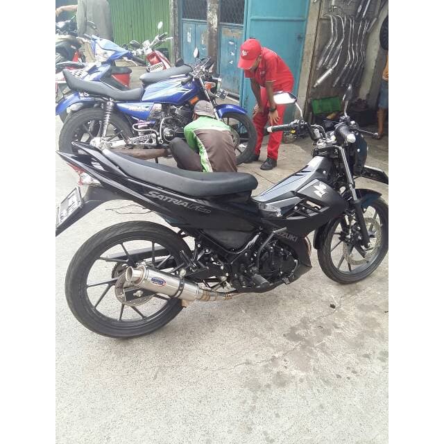 Terbaru knalpot GALVINCE satria f150,fu