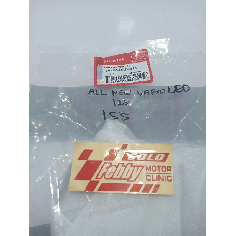 ECU-ECM-CDI HONDA VARIO 125 LED ISS ORIGINAL KODE 30400-K60-B11