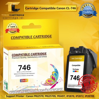 Cartridge Tinta Canon CL746 CL 746 CL-746 Color Ink Katrid Warna Printer MG2570 MG2470 IP2870 MX497