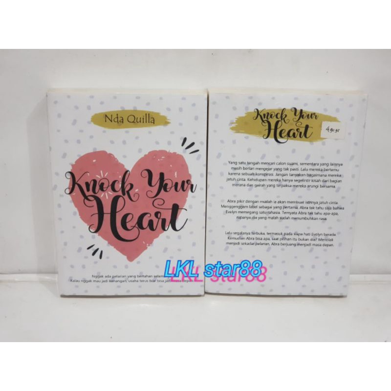 Buku Novel Knock Your Heart by Nda Quilla
