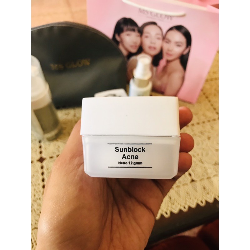 sunblock acne ms glow