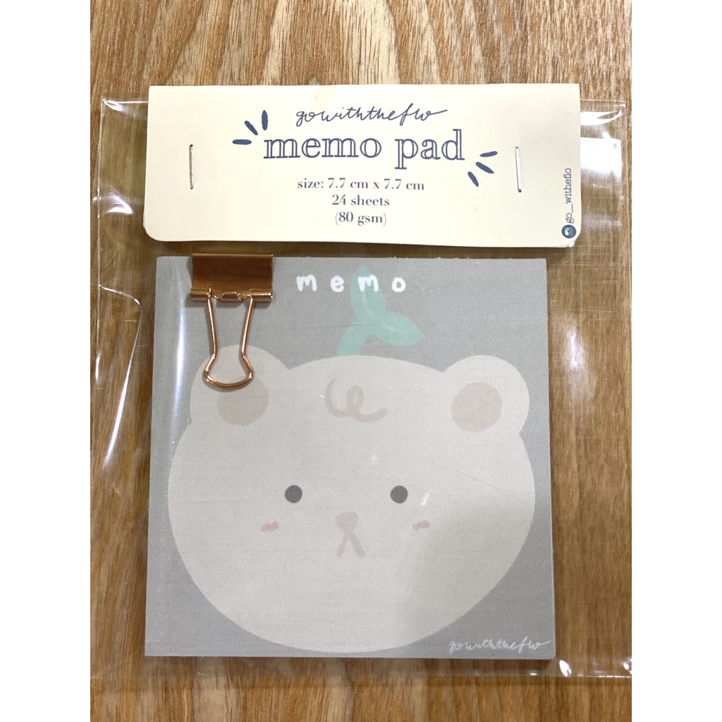 

Bear Plant Memo Pad