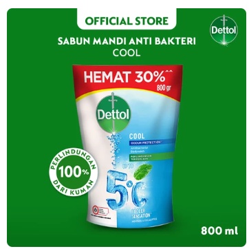 Dettol Sabun Mandi Cair Cool 800ml
