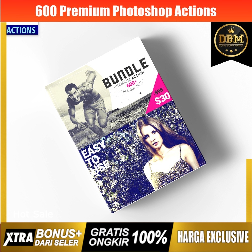 600 Premium Photoshop Actions