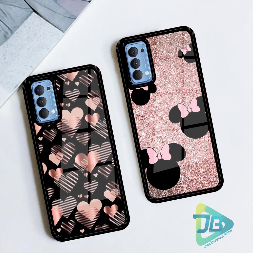 HARDCASE 2D GLOSSY GLITTER OPPO VIVO XIAOMI SAMSUNG REALME IPHONE ALL TYPE JB5692