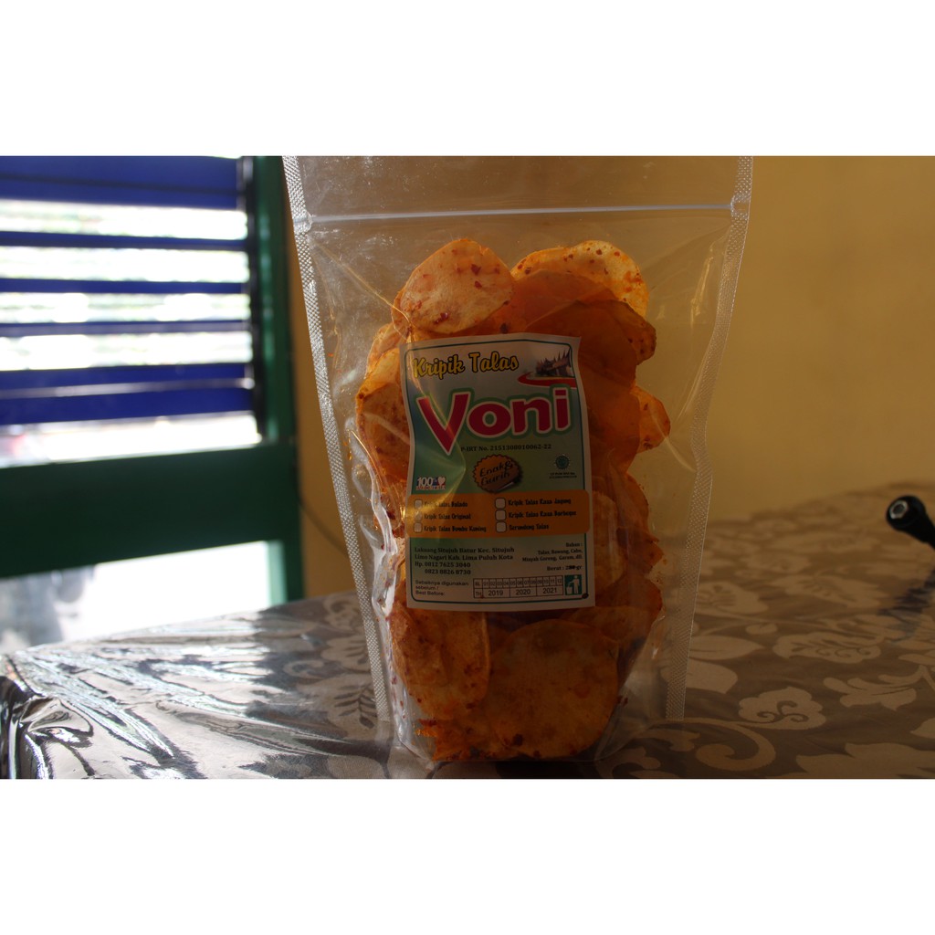 

Kripik keladi/Talas Cabe Pedas khas Payakumbuh