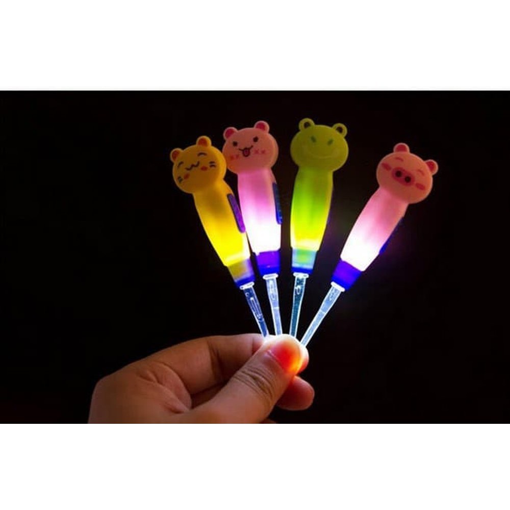 Earpick LED Karakter Cartoon Lucu Cute Animal Korek Kuping Karakter LED Pembersih telinga MURAH