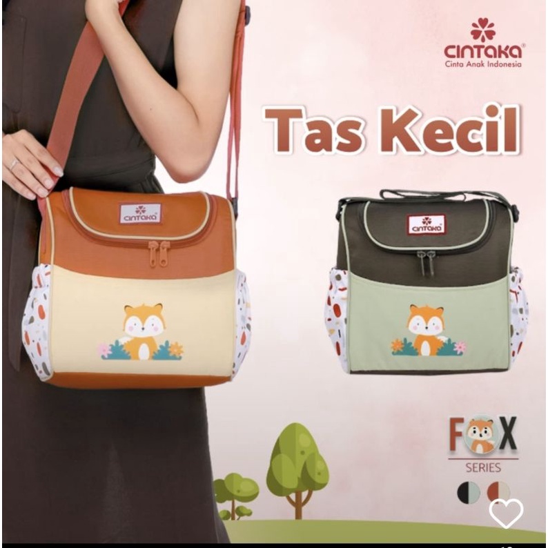 Cintaka Tas Bayi Kecil Saku Print Fox Series - CBT 2853