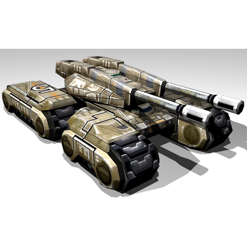 DIY Papercraft Mammoth-III War Tank