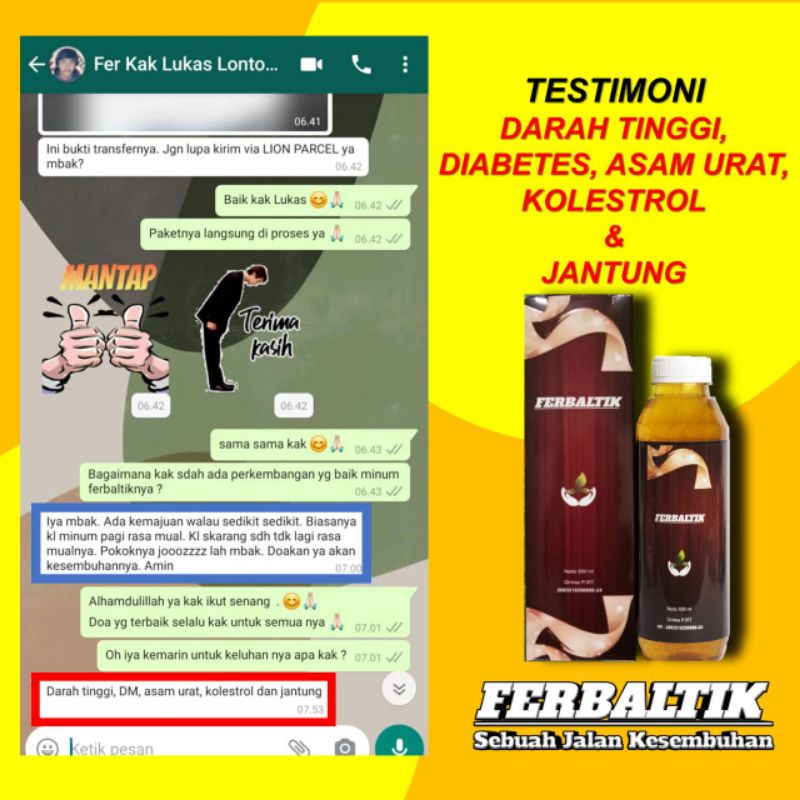 

FERBALTIK 500ML SOLUSI KESEMBUHAN