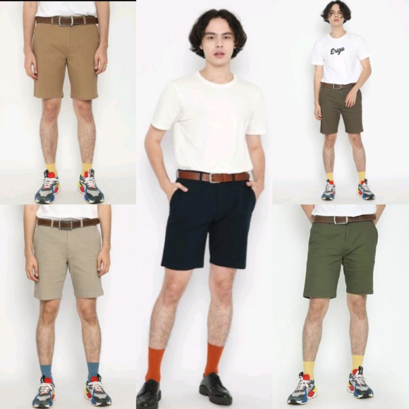 Celana Pendek Laki-Laki Dewasa Erigo Chino Short Pants ukuran 28 30 40
