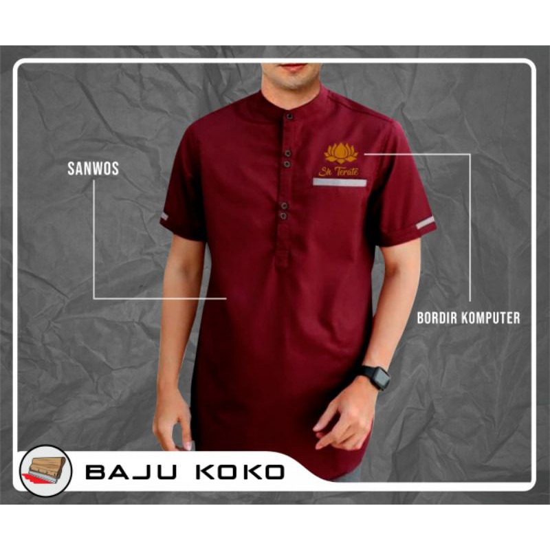 ✅COD✅BAJU KOKO PRIA LENGAN PENDEK-BAJU KOKO PSHT-BAJU KOKO SH TERATE-BAJU KOKO DISTRO