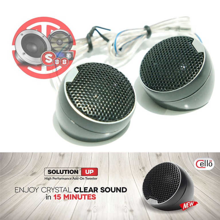 Cello Solution Up Soft Dome Tweeter