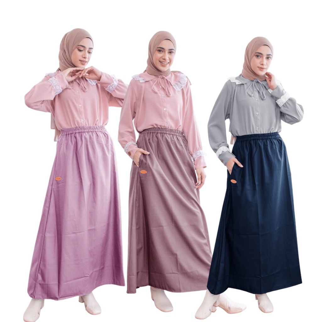 Ricis by khayra- Basic Skirt (Hanya Rok)