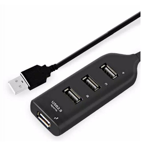 usb hub 4 port sambugan charger penghubung laptop