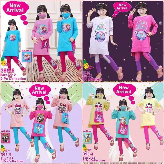 Setelan Anak Perempuan Little Pineapple