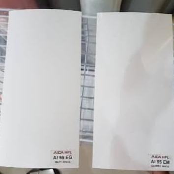 

Aica Hpl Aica Ai 95 White Putih (Doff / Gloss) High Pressure Laminate
