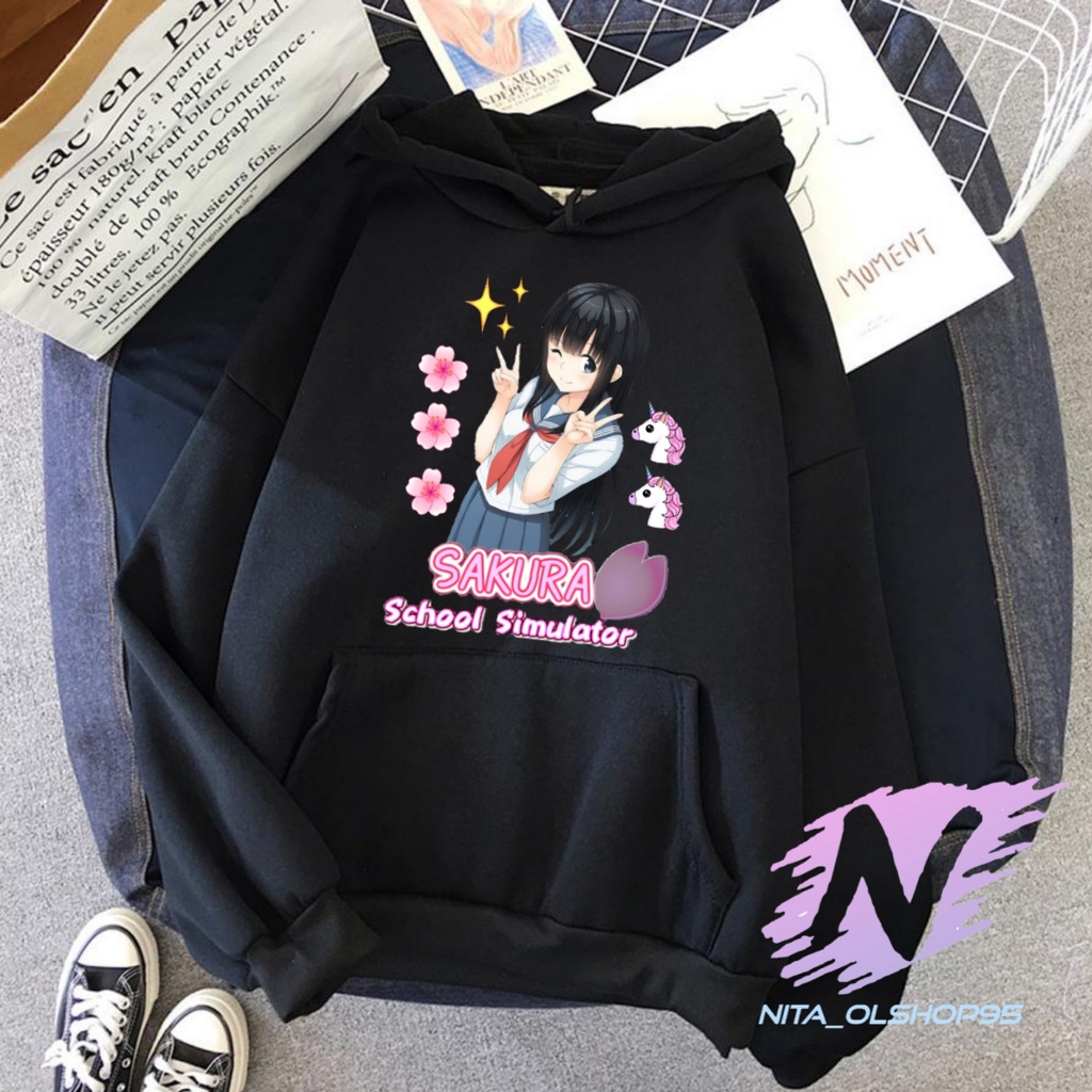 HOODIE ANAK SAKURA SCHOOL SIMULATOR SWEATER SAKURA SCHOOL ANIME