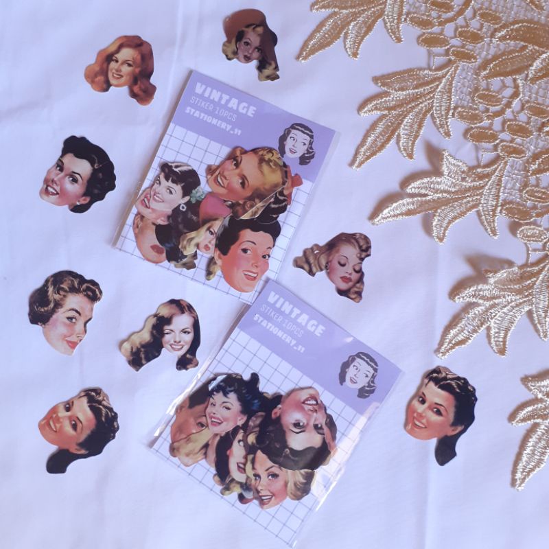 

STICKERS PACK VINTAGE || STIKER AESTHETIC