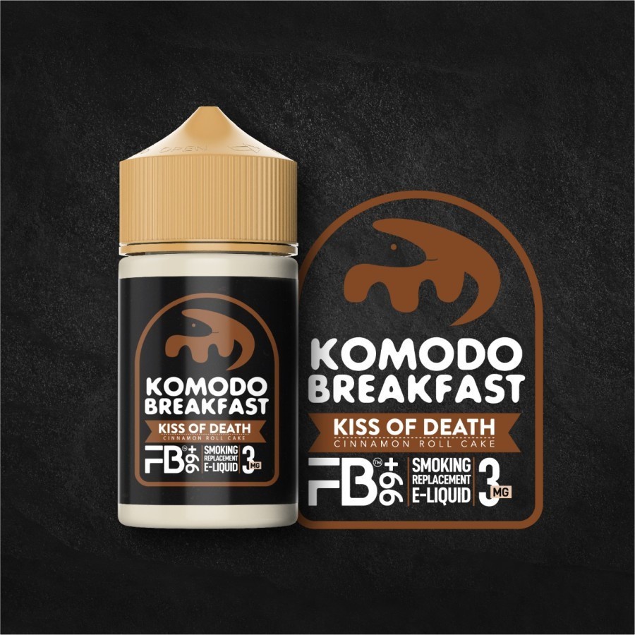 MOVI KOMODO BREAKFAST FB99+ KISS OF DEATH 3MG 6MG 9MG 60ML