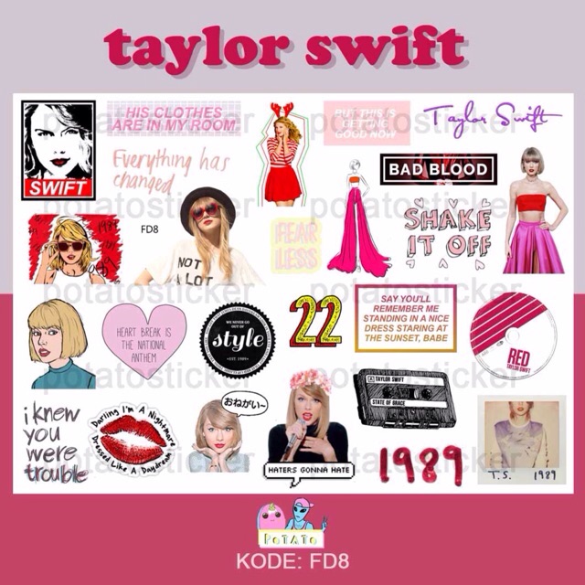 

taylor swift - sticker tumblr