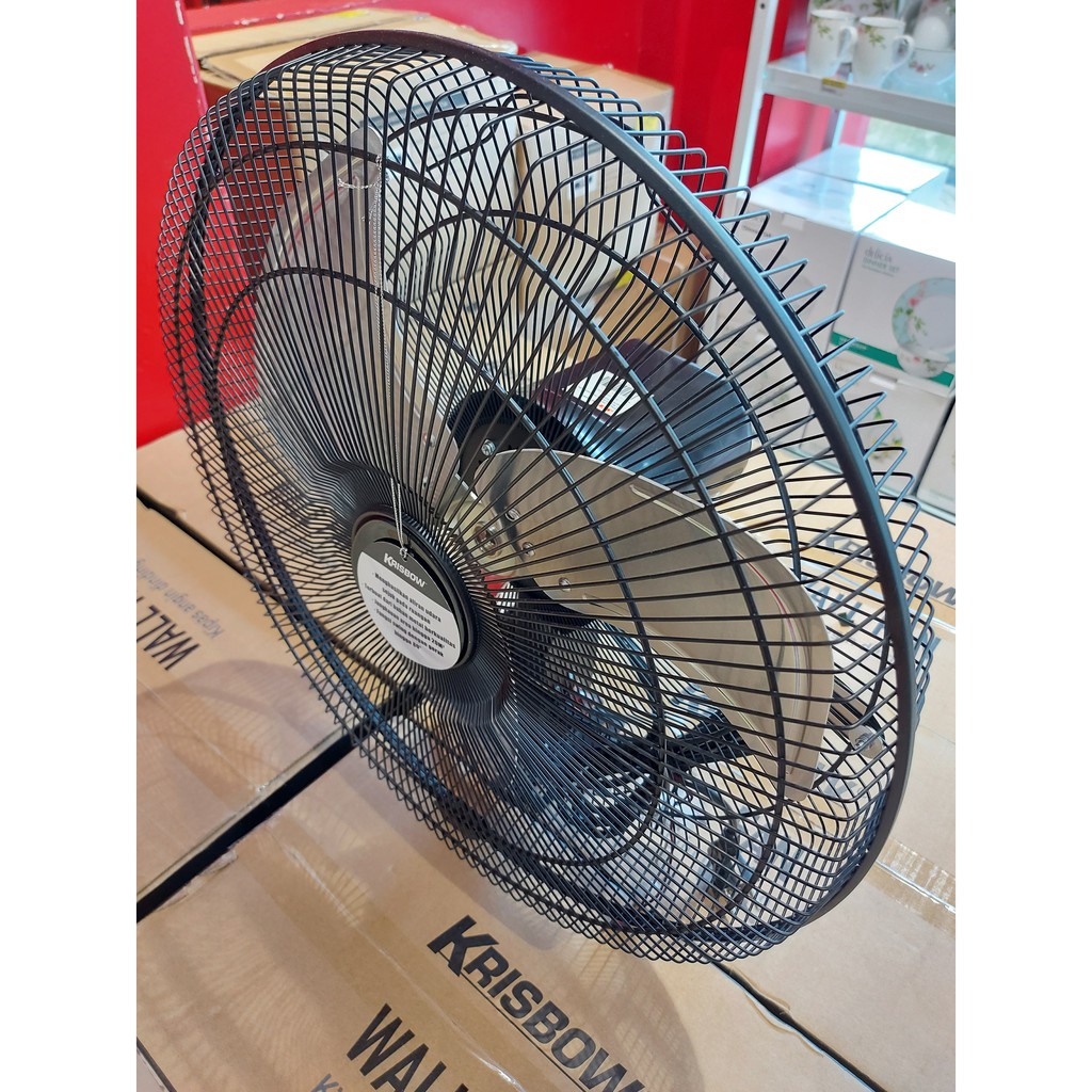 KRISBOW KIPAS ANGIN DINDING / KIPAS INDUSTRIAL 18 INCH / WALL FAN KIPAS BESI