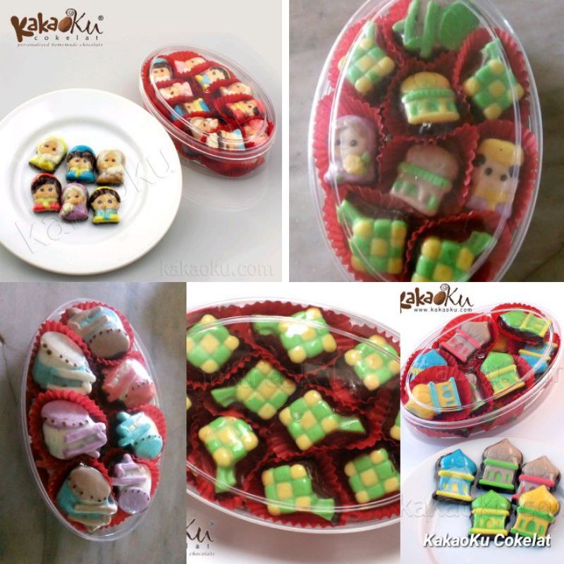 

Cokelat Praline Kemasan Toples tema Lebaran