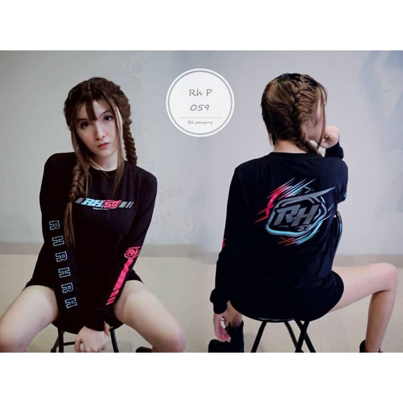 Kaos Racing Hell Baju Racing Hell RH57 Tangan Panjang
