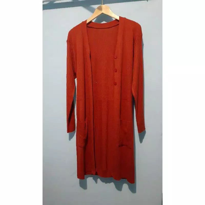 LONG CARDY KANCING/OUTER RAJUT KANCING