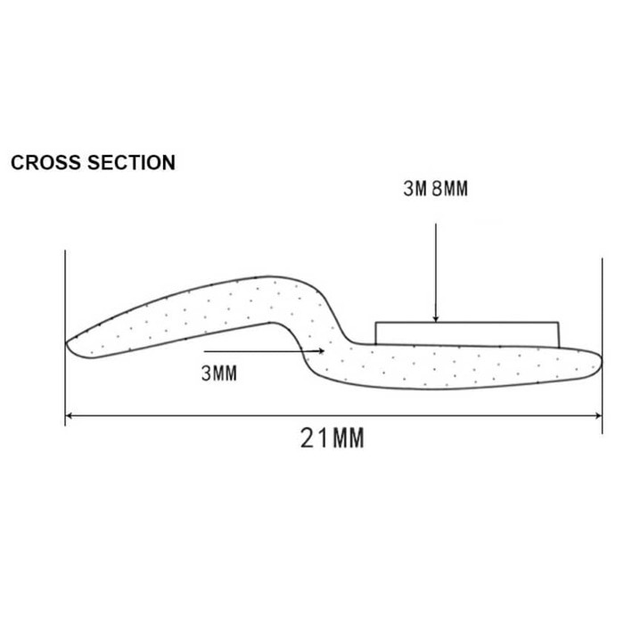 3M Seal Pintu Mobil 4 Meter Peredam Suara Kabin Anti Bising Anti Bocor