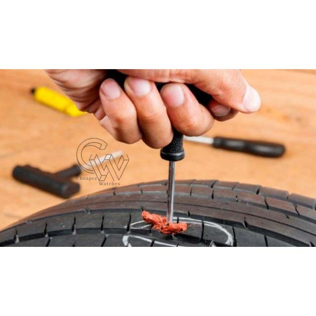 Cheaper-Refill Isi Ulang Karet Ban Tubles Tire Repair Tambal Lem Cacing Mobil Motor Tire Tubeless tubless 10 cm