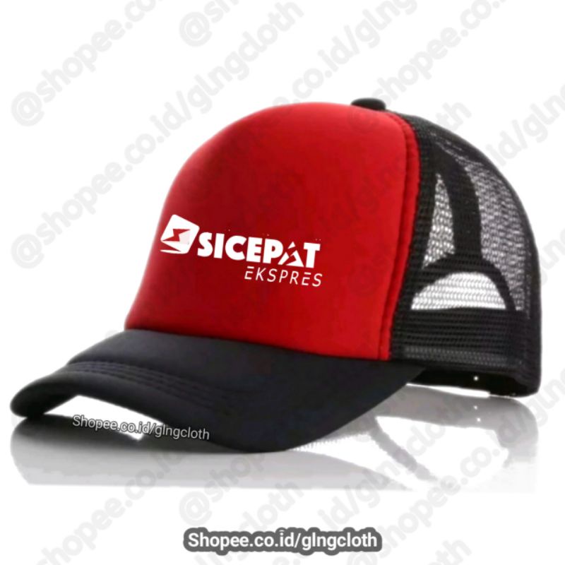Topi Sicepat Ekspres Trucker/Jaring - Topi Sicepat
