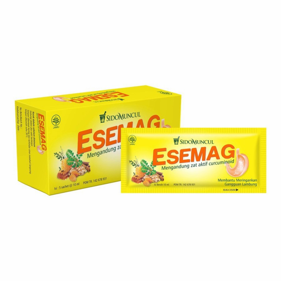 

Esemag Sido Muncul isi 5 Sachet - Obat Maag Gangguan Lambung