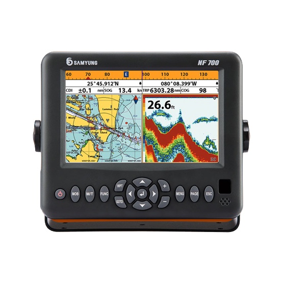 Fish Finder GPS Plotter 7 inch LCD Color Display Samyung ENC NF-700