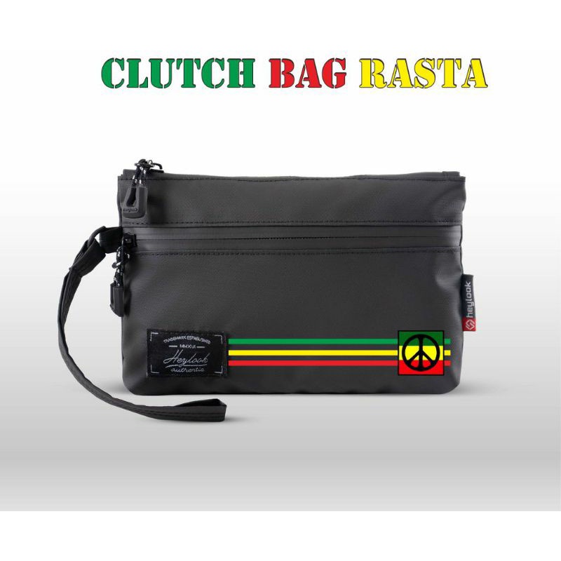 Clutch Bag Rastaman Peace Line / Tas Saku Reggae Series waterproof