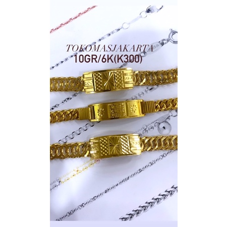 Gelang Emas Rantai Peneng (anak)10 GR//6k//12,13 cm