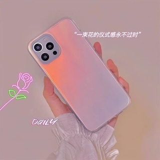 Case Hybrid Armor Laser Aurora Matte Shockproof Cover iPhone 14 Pro 14 Plus 13 11 12 Pro Max X XS 7 8 Plus SE 2020