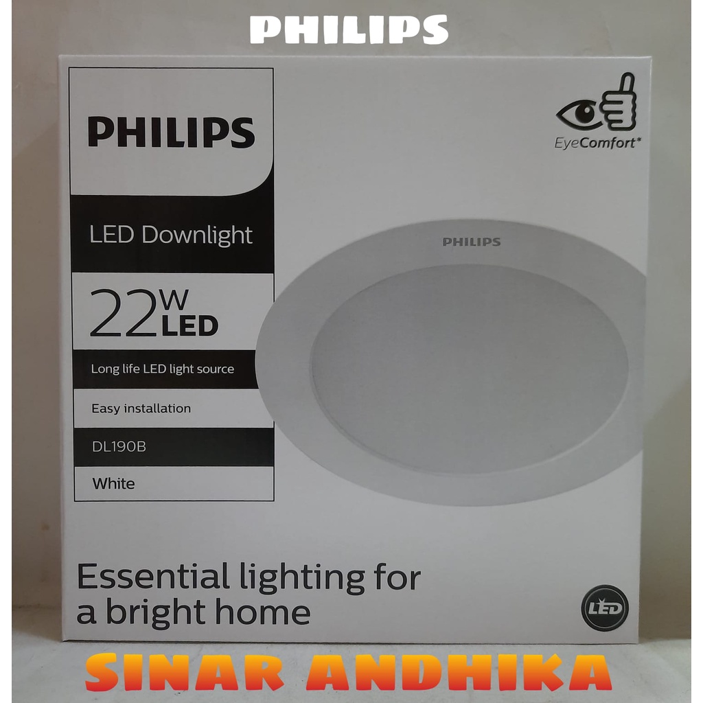 LED DOWNLIGHT 22 WATT PHILIPS DL190B