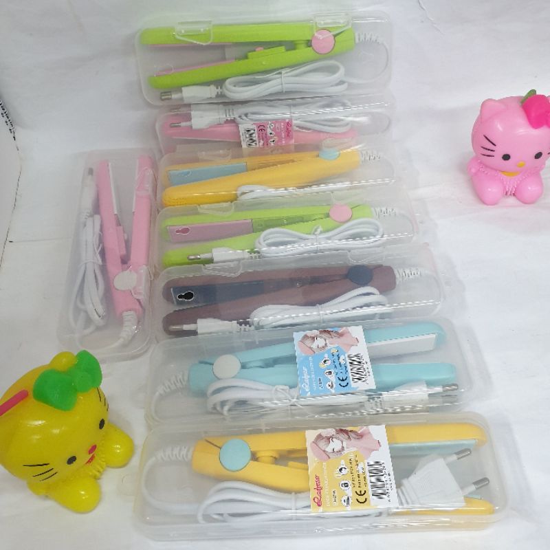 Catok Rambut mini Listrik Ls 228a Hair straightener Murah