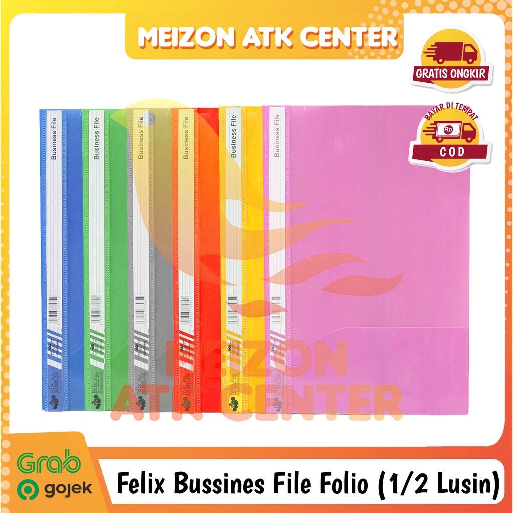 

FELIX BUSINESS FILE FOLIO Map Business F4 [1/2 LUSIN 6 PCS]